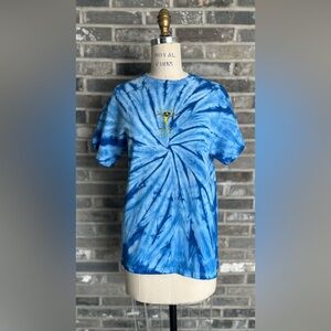 Vintage Y2K Rainforest Café Frog Tie Dye T-Shirt